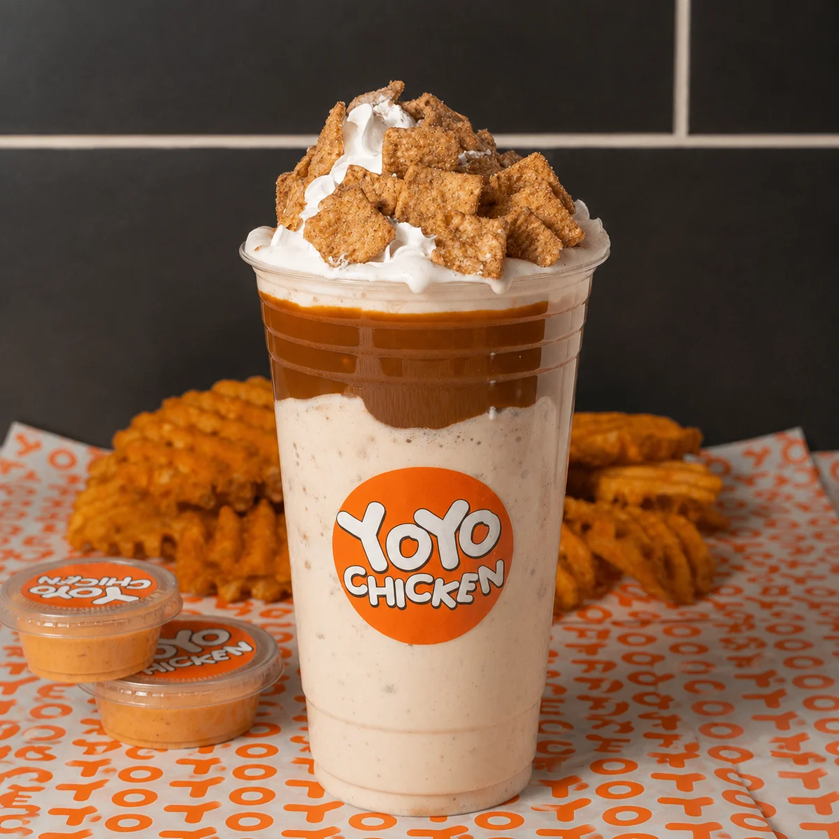 Cinnamon Crunch Milkshake Medium — Milkshakes