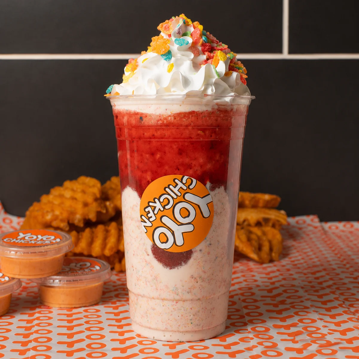 Fruity pebbles Milkshake Large — Milkshakes